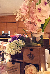 Wedding Decoration - Fresh flower reception / 婚禮佈置 - 鮮花接待處佈置